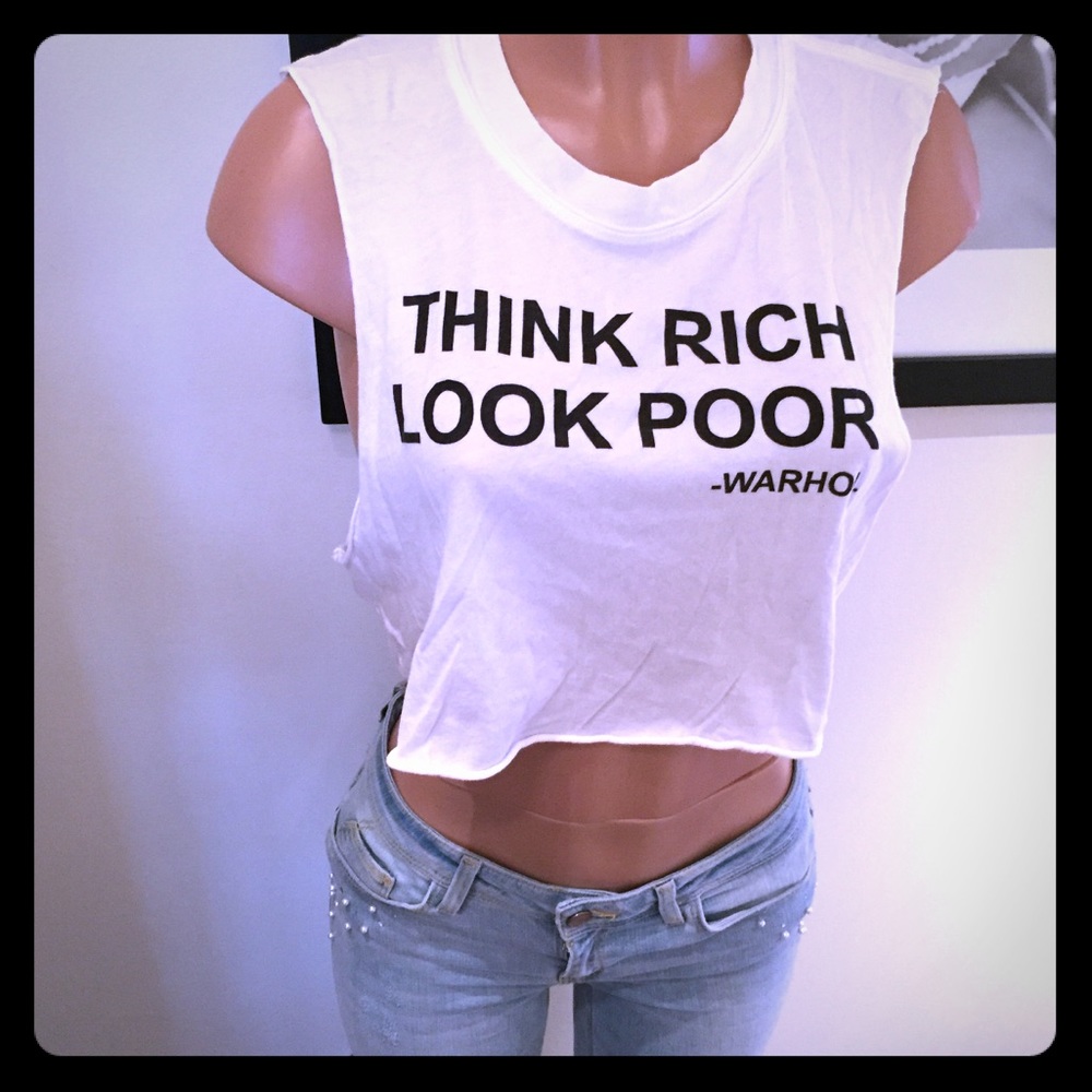 BLQ Warhol cropped tank